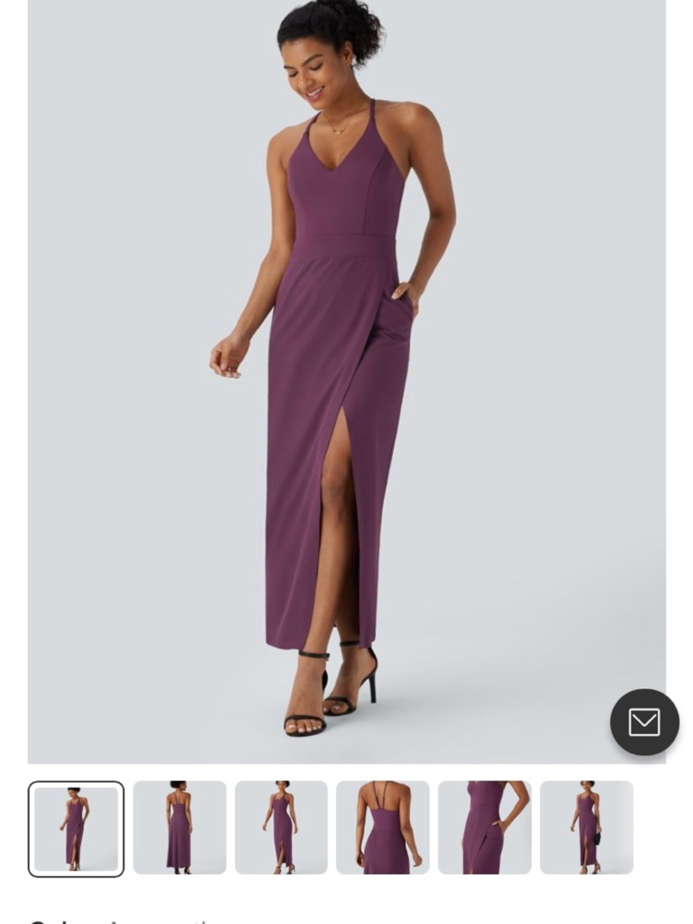 HALARA breezful maxi quick dry dress